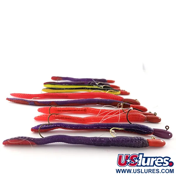 Vintage  Westys Westy Worms 1/4 4'' 1/2 6'',   fishing #20291