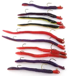 Westy Worms 1/4 4'' 1/2 6'', 10 pieces