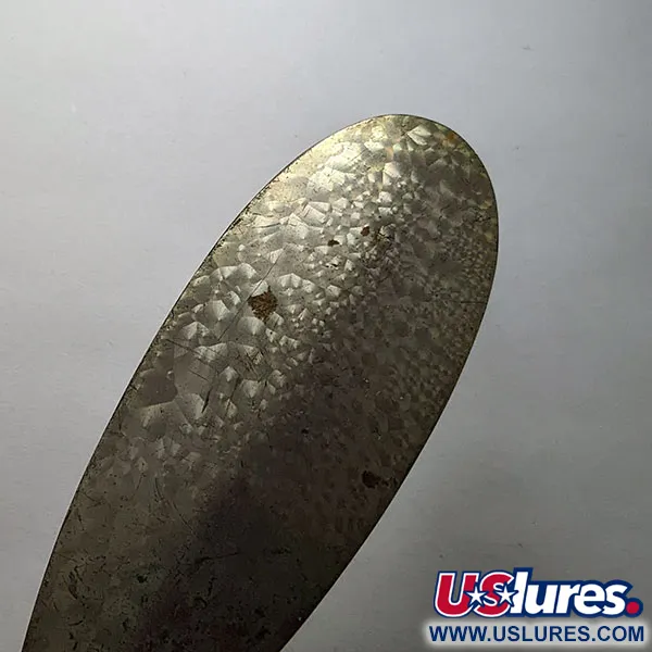 Vintage Johnson Silver Minnow Crystal, 1oz Crystal fishing spoon #20151