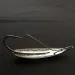 Vintage   Johnson Silver Minnow, 3/4oz yellow UV/nickel fishing spoon #20164