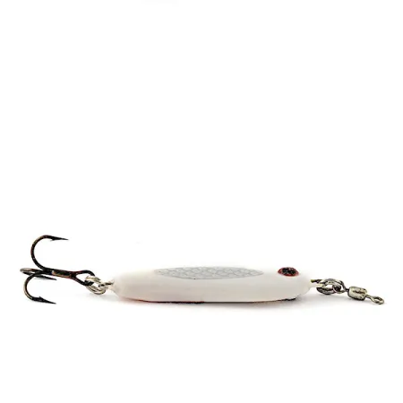 Vintage Other Bubba-Baits Zig Zag Spoon, 3/4oz white fishing spoon #20171