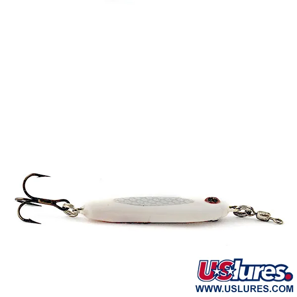 Vintage  Other Bubba-Baits Zig Zag Spoon, 3/4oz white fishing spoon #20171