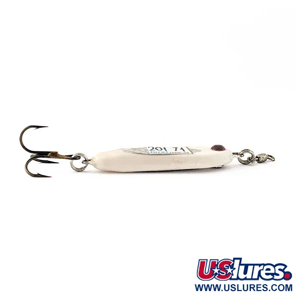 Vintage  Other Bubba-Baits Zig Zag Spoon, 3/4oz white fishing spoon #20171