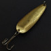 Vintage   Vintage Fidler's Old Killer #2 spoon lure, 1oz brass/white/red fishing spoon #20172