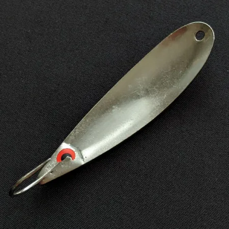 Vintage Other G.W's ice fishing Lures, 1/2oz nickel fishing spoon #20185