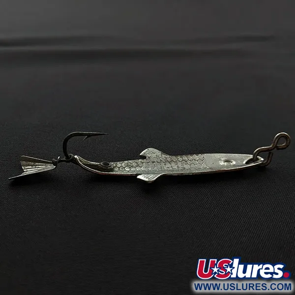 Vintage Vintage Fred Arbogast Spin-Liz fishing lure, 1/4oz silver fishing spoon #20187