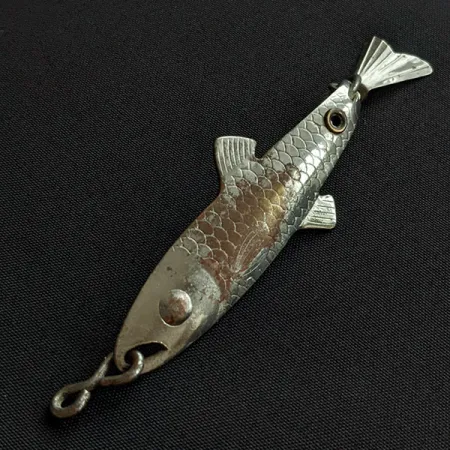 Vintage Vintage Fred Arbogast Spin-Liz fishing lure, 1/4oz silver fishing spoon #20187