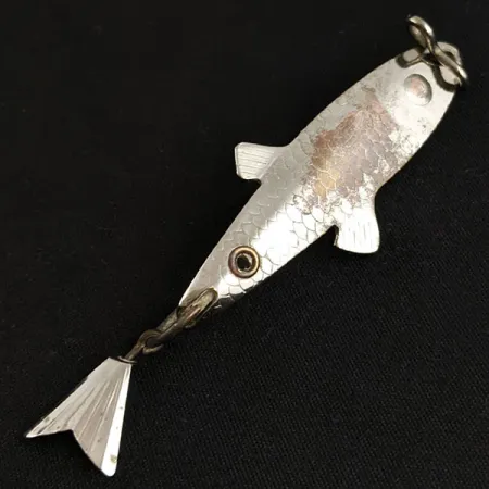 Vintage Vintage Fred Arbogast Spin-Liz fishing lure, 1/4oz silver fishing spoon #20187