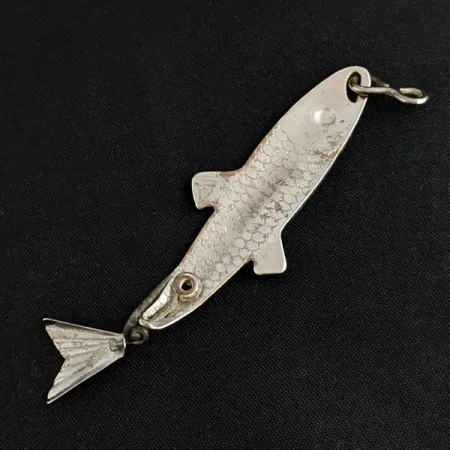 Vintage Vintage Fred Arbogast Spin-Liz fishing lure, 1/4oz silver fishing spoon #20187