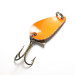 Vintage  Acme K.O. Wobbler, 1/8oz nickel/orange fishing spoon #20226