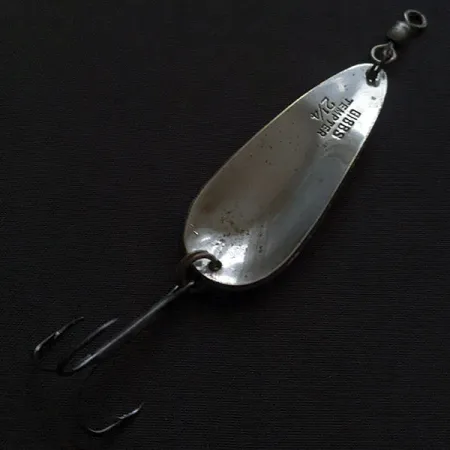 Vintage Gibbs Tempter, 1/2oz nickel fishing spoon #20229