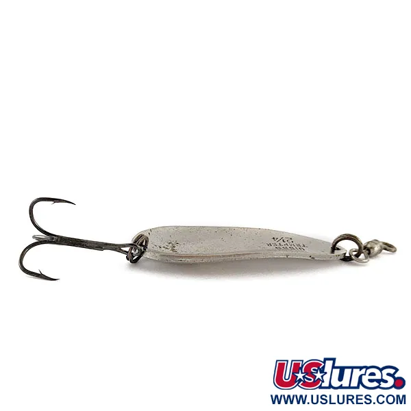 Vintage Gibbs Tempter, 1/2oz nickel fishing spoon #20229