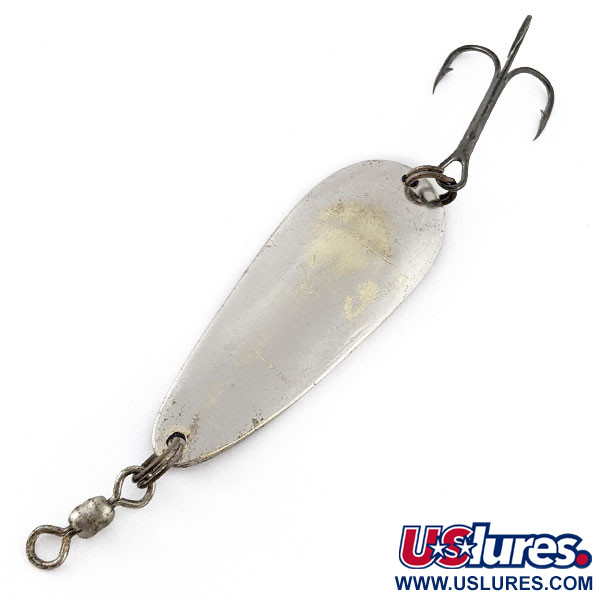 Vintage   Gibbs Tempter, 1/2oz nickel fishing spoon #20229