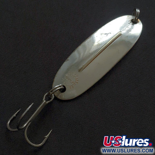 Vintage   Williams Wabler W40, 1/4oz silver fishing spoon #20239