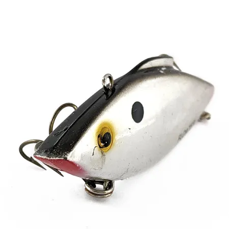 Vintage Bill Lewis Rat-L-Trap Floater, 1/3oz Chrome Black Back fishing lure #20242