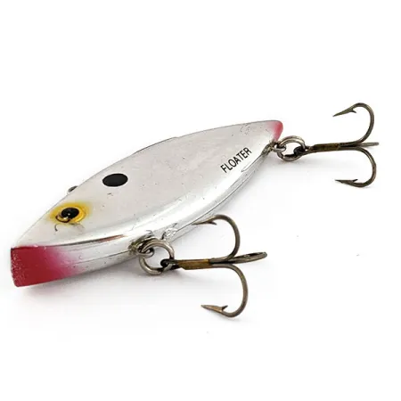 Vintage Bill Lewis Rat-L-Trap Floater, 1/3oz Chrome Black Back fishing lure #20242