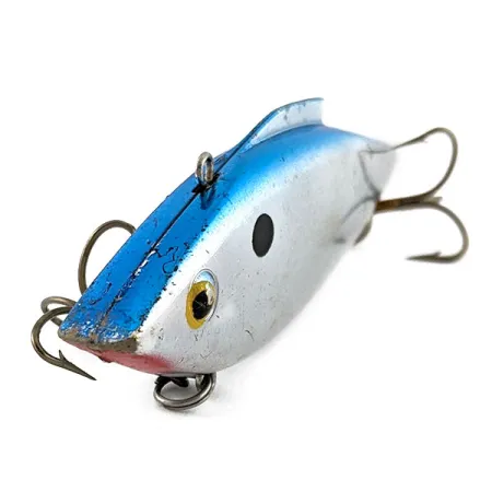 Vintage Bill Lewis Rat-L-Trap, 1/2oz Chrome Blue Back fishing lure #20243