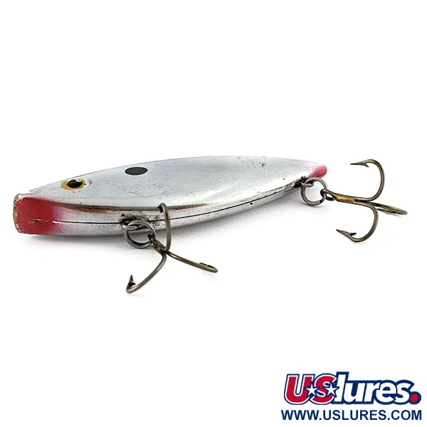 Vintage   Bill Lewis Rat-L-Trap, 1/2oz Chrome Blue Back fishing lure #20243