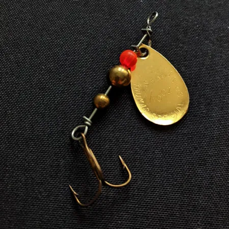 Vintage Thomas Special Spinner, 3/32oz red/gold spinning lure #20251