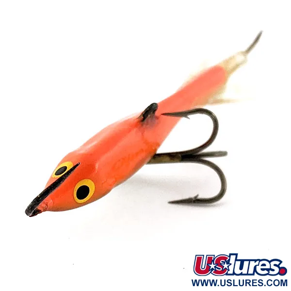 Vintage Rapala Jigging Rap W7, 3/5oz GFR fishing spoon #20274