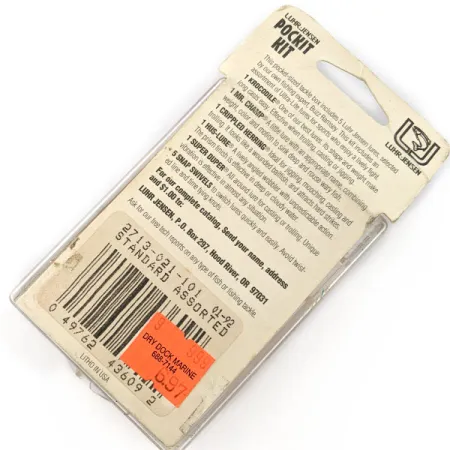 Luhr Jensen Vintage Luhr jensen 5 Lure Pockit kit, fishing spoon #20287