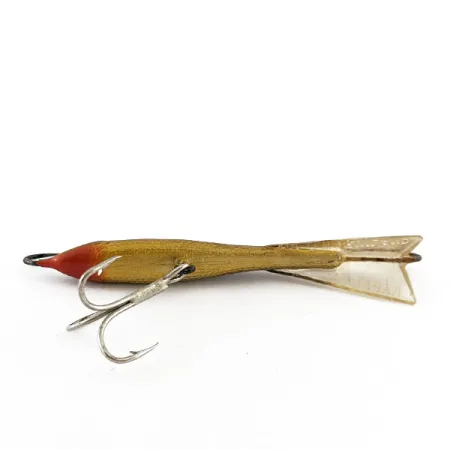 Vintage Rapala Flat Jig 7, 3/5oz G (Gold) fishing spoon #20317