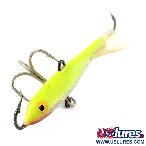 Vintage Rapala Flat Jig 7, 3/5oz FCLN fishing spoon #20318