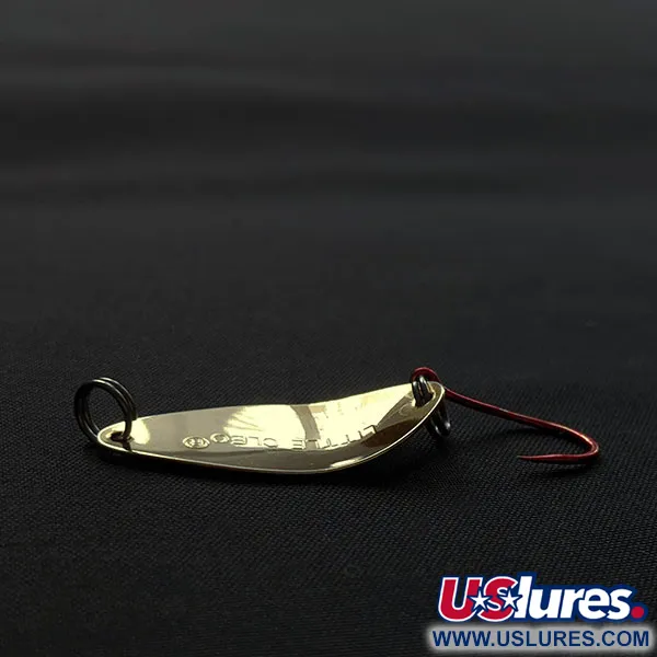 Vintage Acme Little Cleo, 1/16oz gold fishing spoon #20329
