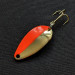 Vintage   Acme Little Cleo, 3/16oz gold/orange fishing spoon #20330