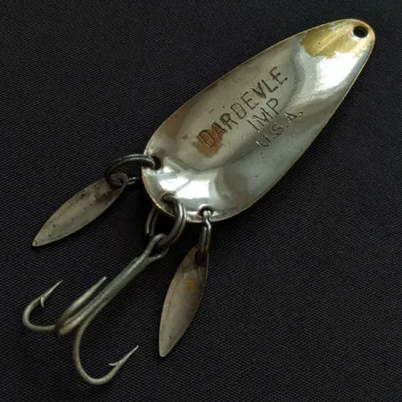 Vintage Eppinger Dardevle Imp Klicker, 2/5oz Clown fishing spoon #20333
