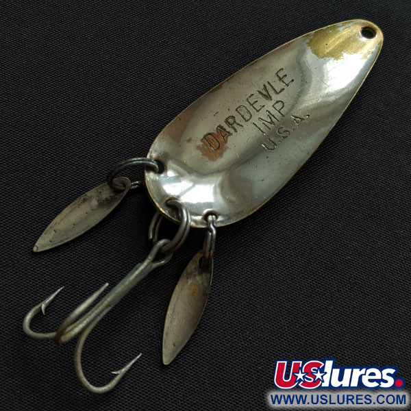 Vintage  Eppinger Dardevle Imp Klicker, 2/5oz Clown fishing spoon #20333