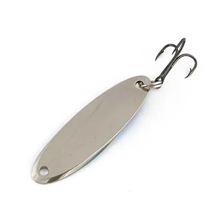 Vintage Acme Kastmaster, 1/4oz nickel/blue fishing spoon #20336