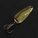 Vintage  Luhr Jensen Hot Shot W, 3/64oz gold fishing spoon #20344