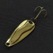 Vintage  Luhr Jensen Hot Shot W, 3/64oz gold fishing spoon #20344