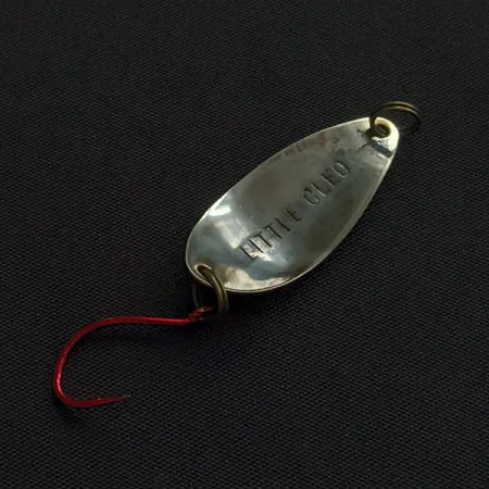 Vintage Acme Little Cleo, 1/16oz gold/red fishing spoon #20354