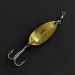  Luhr Jensen Lil' Kroc (Krocodile Stubby), 3/16oz brass fishing spoon #20357