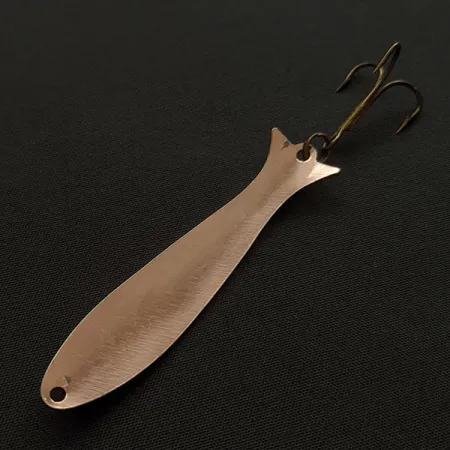 Vintage Acme Flash-King Wobbler, 3/16oz copper fishing spoon #20358