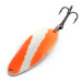 Vintage   Little Cleo Seneca UV, 1/4oz nickel/orange UV fishing spoon #20365