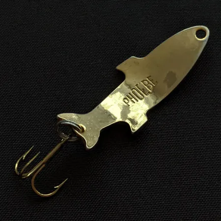 Vintage Acme Phoebe, 1/8oz gold fishing spoon #20366