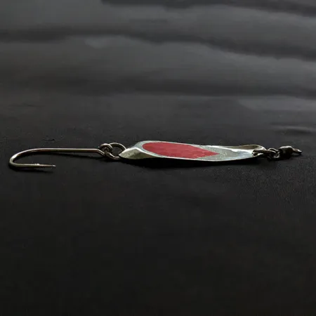 Vintage Andy Reekers, 1/4oz nickel/red fishing spoon #20373