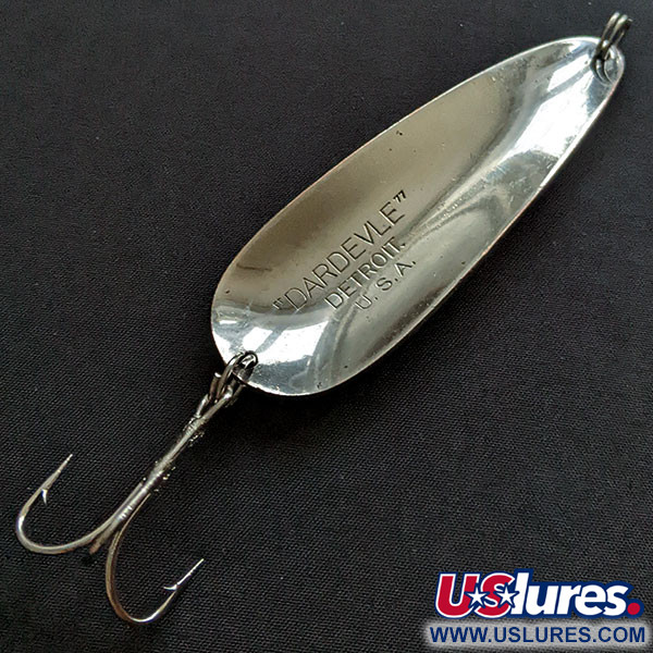 Vintage  Eppinger Dardevle, 1oz Nickel fishing spoon #20376