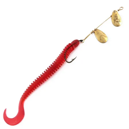 Vintage Hildebrandt Spinners Hildebrandt Spinner 2, 3/16oz złoty/czerwony spinning lure #20381