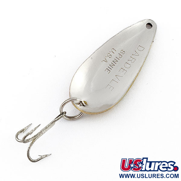 Vintage  Eppinger Dardevle Spinnie, 1/3oz Perch fishing spoon #20386