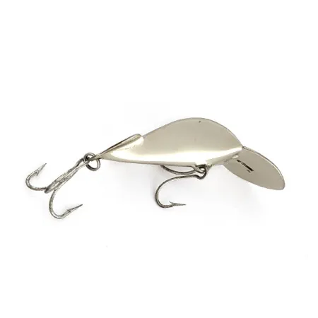 Vintage Buck Perry spoonplug, 1/4oz nickel fishing spoon #20400
