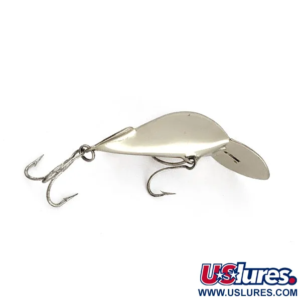 Vintage   Buck Perry spoonplug, 1/4oz nickel fishing spoon #20400