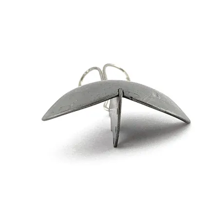 Vintage Harrison Industries Baby Bat, 1/2oz silver fishing spoon #20401