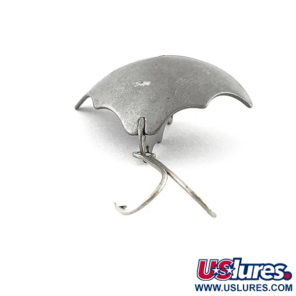 Vintage Harrison Industries Baby Bat, 1/2oz silver fishing spoon #20401