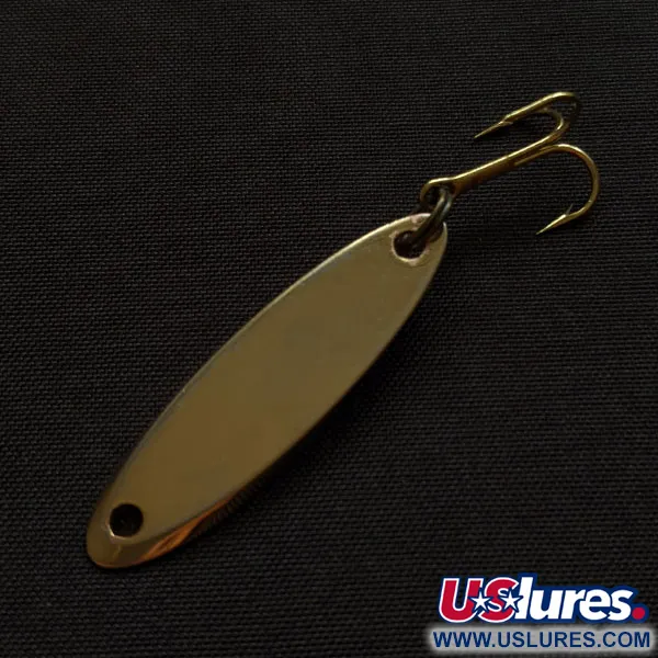 Vintage Acme Kastmaster, 1/8oz gold fishing spoon #20409