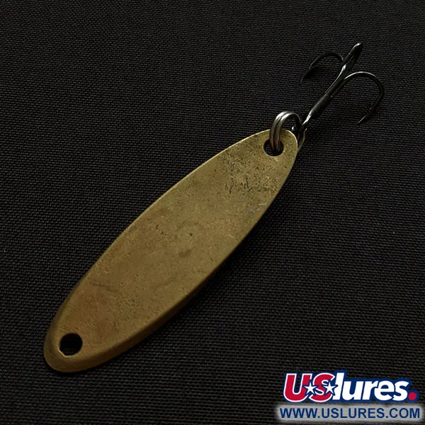 Vintage Acme Kastmaster, 1/4oz brass fishing spoon #20410