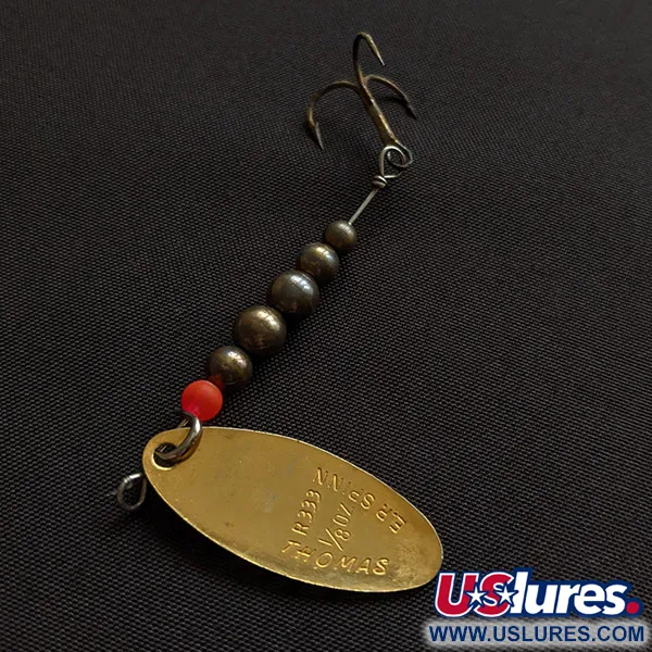 Vintage Thomas EP Spinn, 3/16oz gold spinning lure #20412